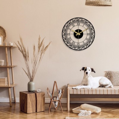 Vintage style farmhouse decorative metal wall clock