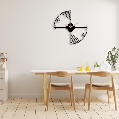 Large Metal Geometric Clock