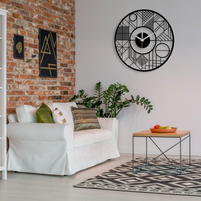 Oversized simple style wall clock